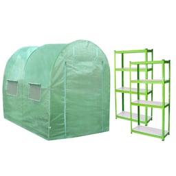 Polytunnel 25mm 4m x 2m med Racking