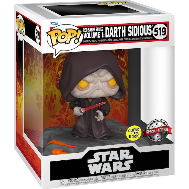 Funko Pop! Deluxe Eksklusiv Darth Sidious figur