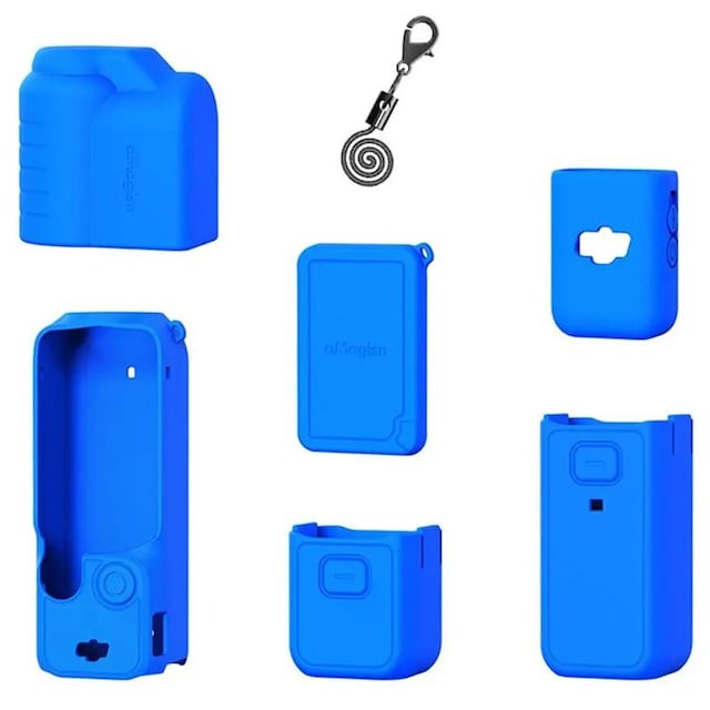 aMagisn silikone cover 6i1 til DJI Osmo Pocket 3 - Blå