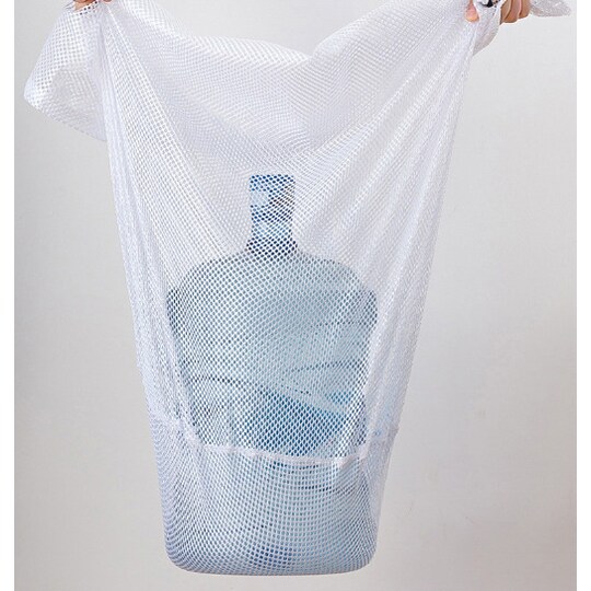 Netvaskepose med snoretræk kan maskinvaskes - groft mesh type XXL 80x90 cm