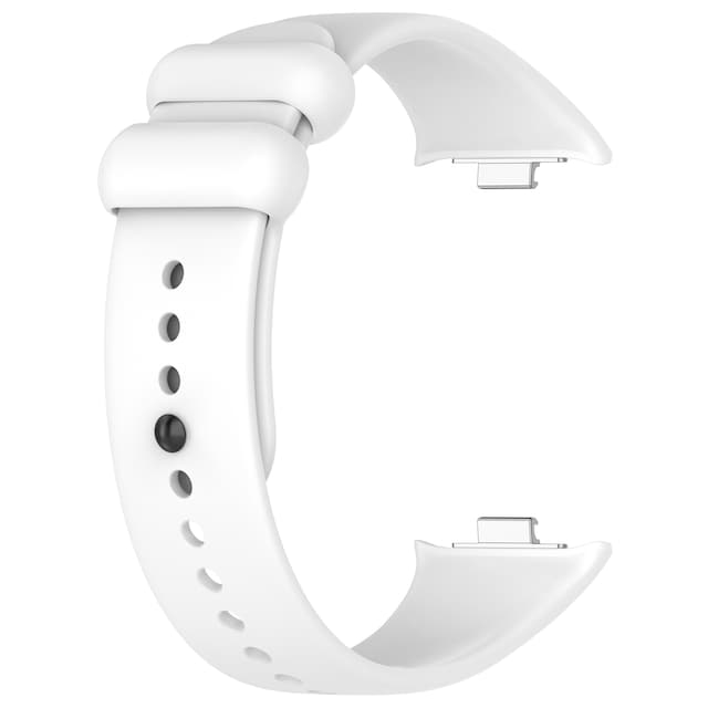 Siilcone urrem udskiftning til Redmi Watch4, Xiaomi Band 8 Pro Hvid