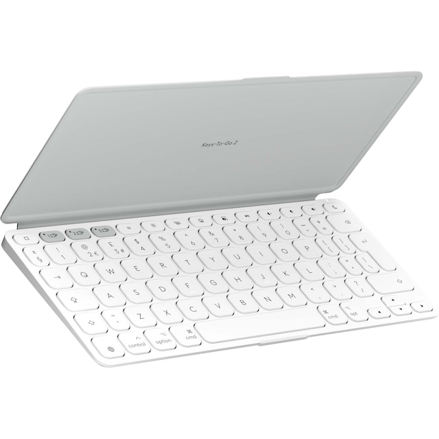 Logitech Keys-To-Go 2 trådløst tastatur (Pale Grey)