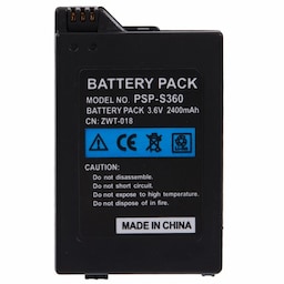 Batteri til Sony Playstation Portable 2000 / 3000 3.6V 2400mAh