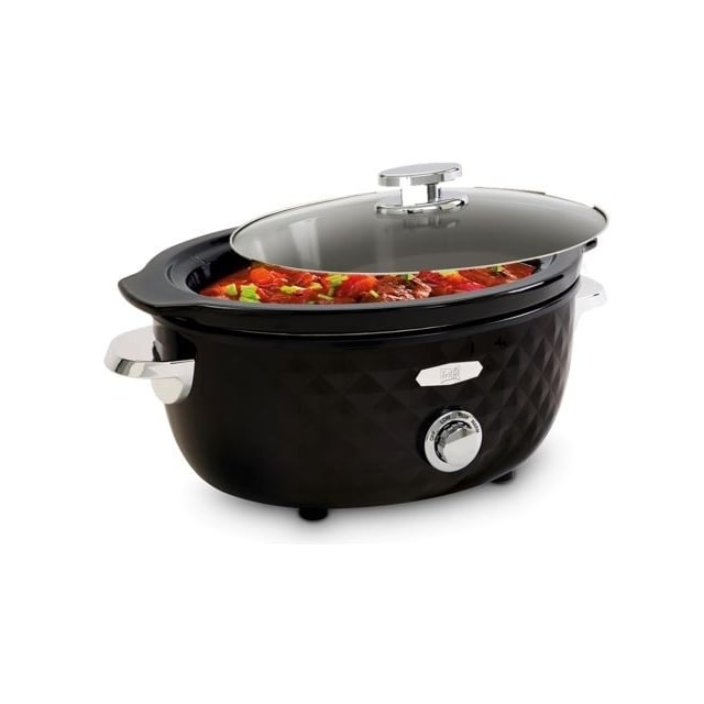 FRITEL Family Slow cooker 5.5liter Sort/krom