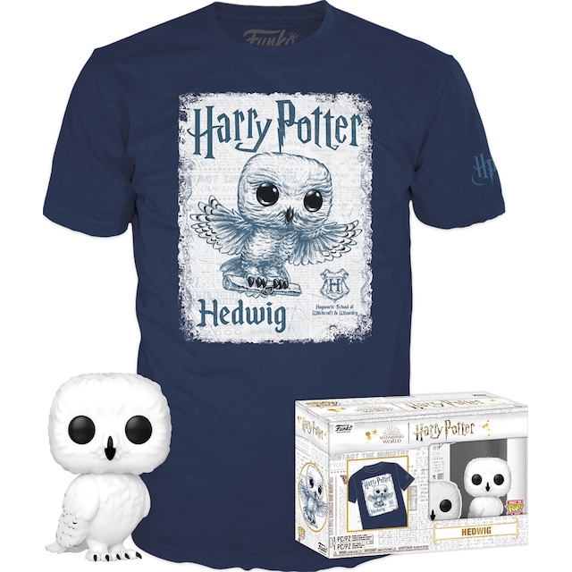 Funko Harry Potter actionfigur og t-shirt (Hedwig)