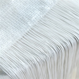 Frynsegardin draperi 100x200 cm 1 par Hvid