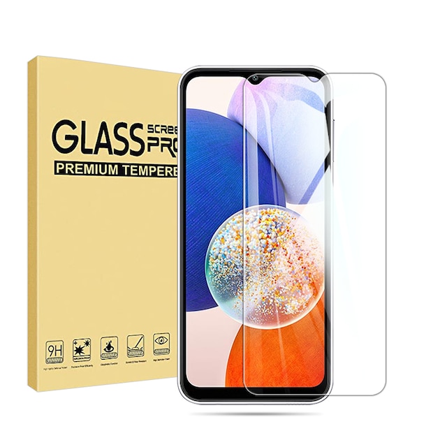 Skærmbeskytter i hærdet glas til Samsung Galaxy A15 Gennemsigtig