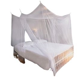 Sengehimmel myggenet sengenet Hvid 200x180x200 cm