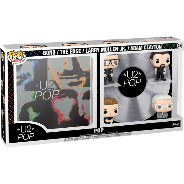 Funko U2 actionfigur (Bono, The Edge, Larry Mullen JR, Adam Clayton)