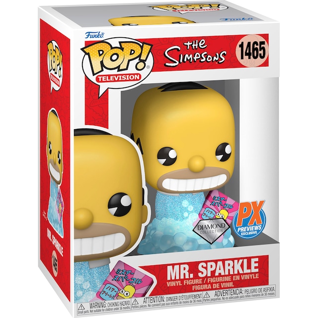 Funko Pop! Vinyl Exclusive The Simpsons Mr. Sparkle figur