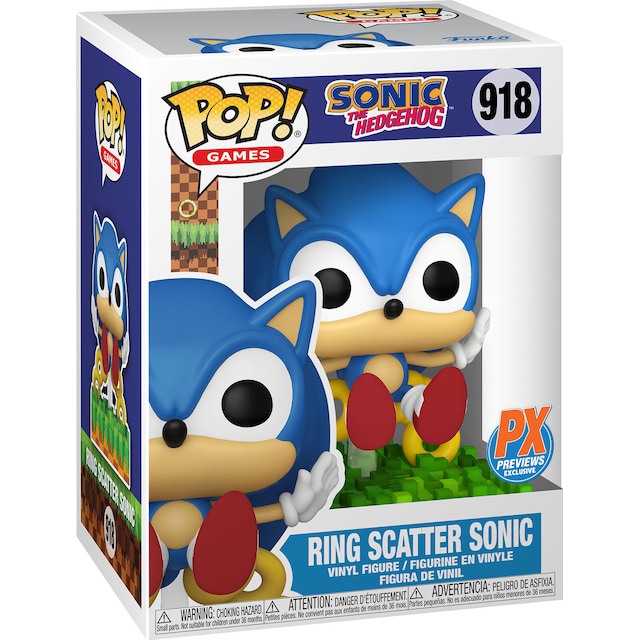 Funko Pop! Vinyl Exclusive Sonic The Hedgehog Ring Scatter figur