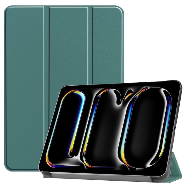Til iPad Pro 11 (2024) Etui Tre-fold Stativ Tablet Cover -