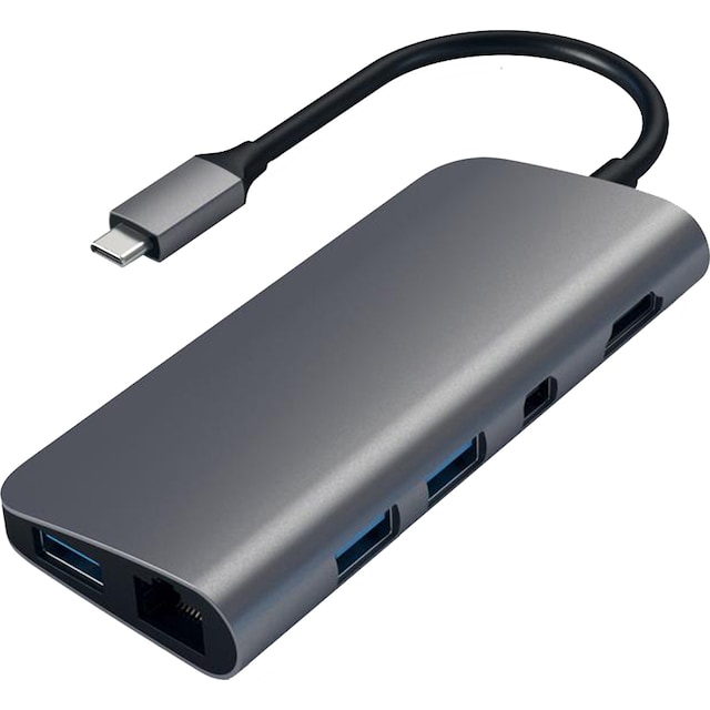 Satechi 9-i-1 USB-C-hub (space grey)