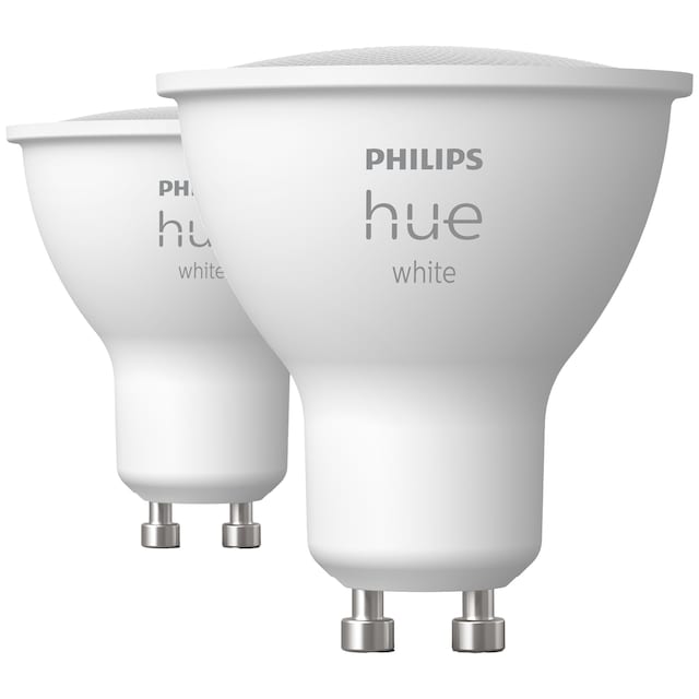 Philips Hue LED-pære GU10 4,2W (2-pak)
