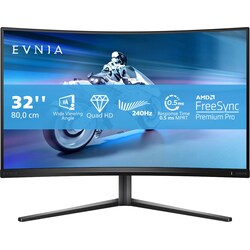 Philips Evnia 31,5" 32M2C5500W buet gaming-skærm