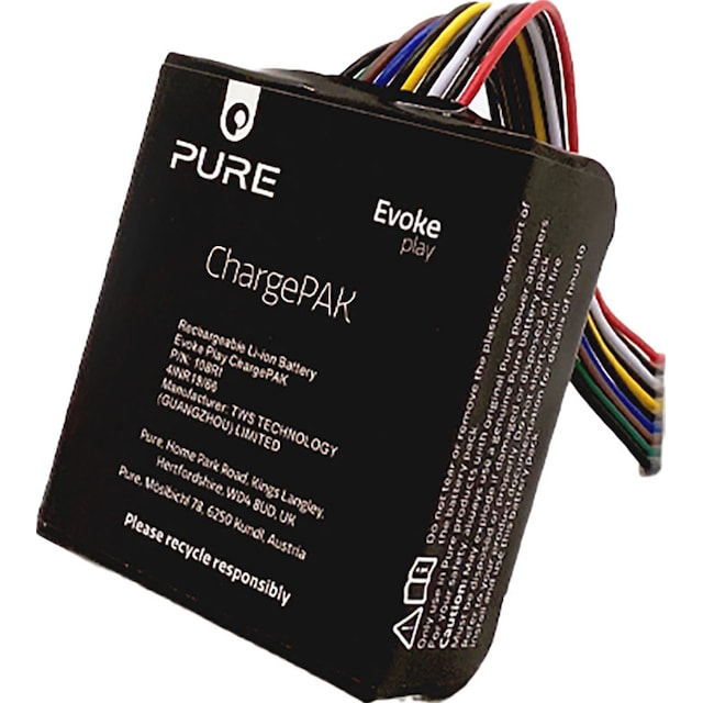 Pure ChargePAK Evoke Play batteripakke