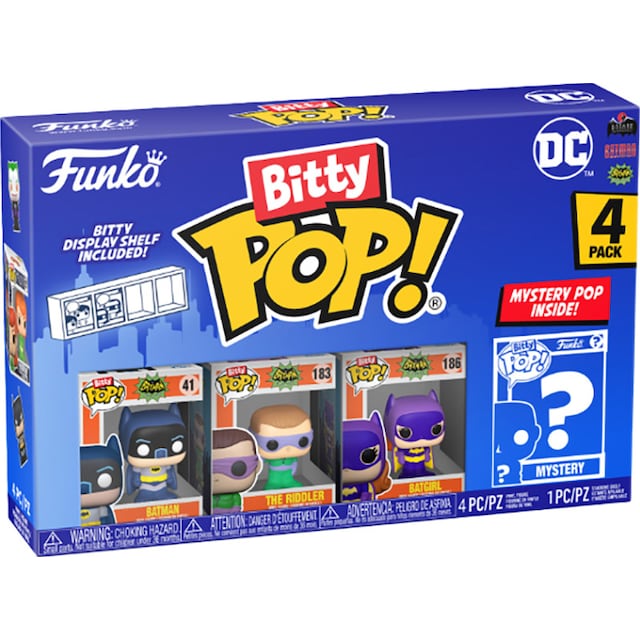 Funko DC actionfigur 4-pak  (Batman, The Riddler, Batgirl)