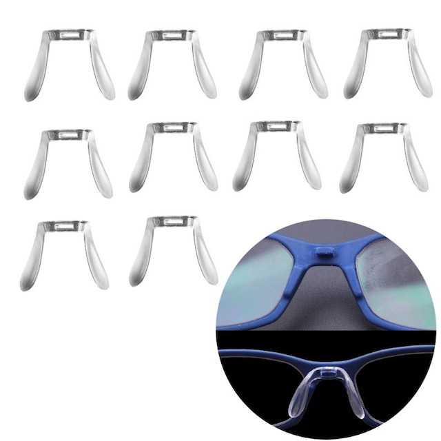 U formet næsebeskyttelse næsepude til briller 19x23 mm 10-pak