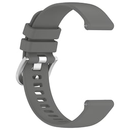 18 mm silikone urrem til Huawei Watch GT 4 41 mm, Garmin Venu 3S, LG Watch Grå