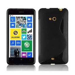 Nokia Lumia 625 Etui Case Cover (Sort)