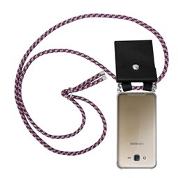 Etui Samsung Galaxy J7 2015 Cover Kæde (Rød)