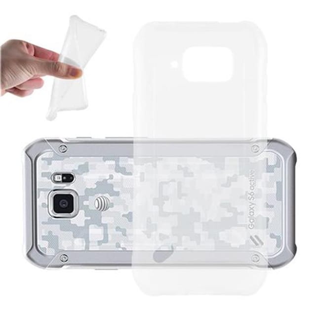 Samsung Galaxy S6 ACTIVE Cover TPU Etui (Gennemsigtig)