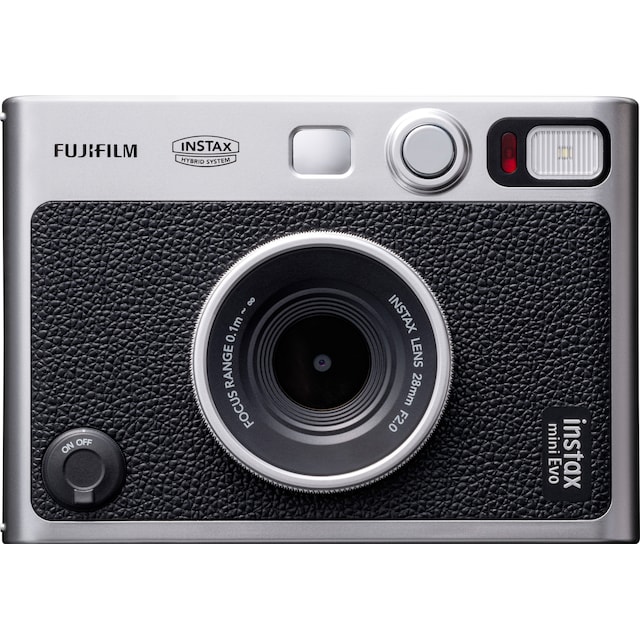 Fujifilm Instax Mini Evo-kamera (sort)