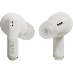 Sudio D1 true wireless in-ear ørepropper (hvid)