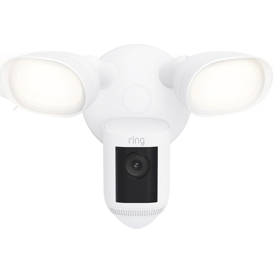Ring Floodlight Cam Pro overvågningskamera (hvid)