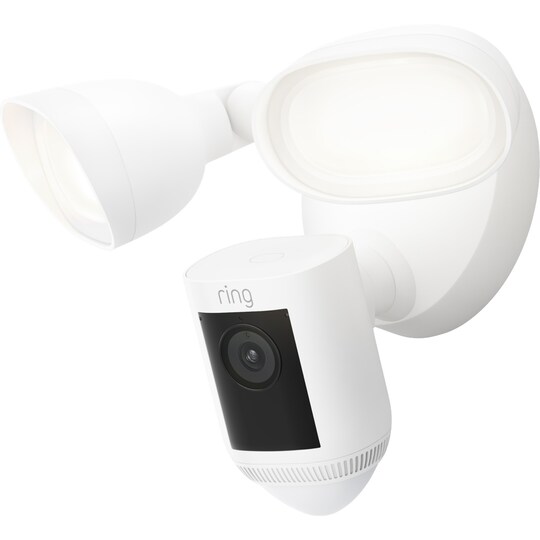 Ring Floodlight Cam Pro overvågningskamera (hvid)
