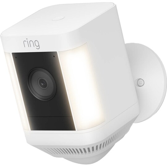 Ring Spotlight Cam Plus sikkerhedskamera (hvid/batteri)