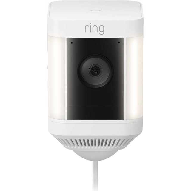 Ring Spotlight Cam Plus sikkerhedskamera (hvid/plug-in)