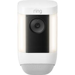 Ring Spotlight Cam Pro sikkerhedskamera (hvid/batteri)