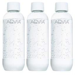 3-pak AGA AQVIA PET-flaske, 1L (hvid)