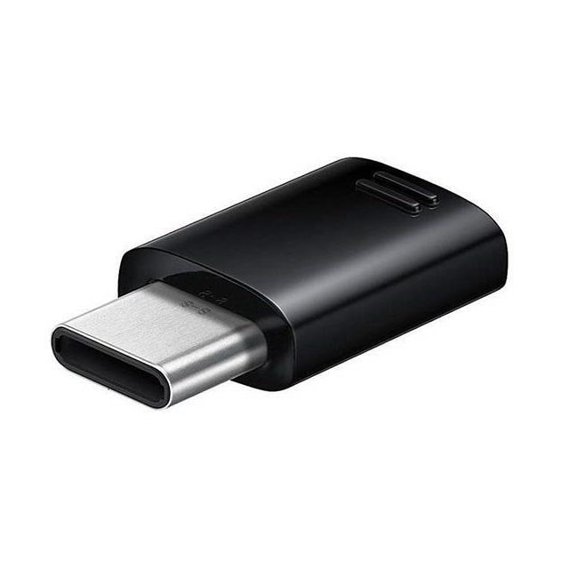 Samsung-adapter GH98-41290A microUSB til USB-C, sort, i løs vægt