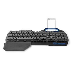 Nedis Wired Gaming Keyboard | USB | Mekaniske Taster | RGB | US international | US layout | USB Drevet | Strømkabellængde: 1.70 m | Gaming