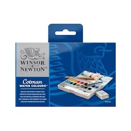 WINSOR Cotman watercolour deluxe pocketbox 19pcs