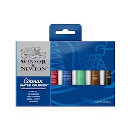 WINSOR Cotman watercolour tubset 6x8 ml