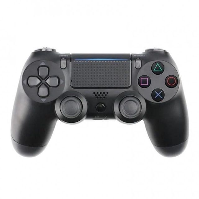 Trådløs Bluetooth-håndcontroller kompatibel med PS4, sort