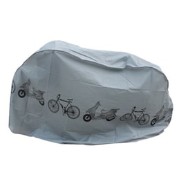 Cykelcover, regnbeskyttelse og UV -beskyttelse Sølv