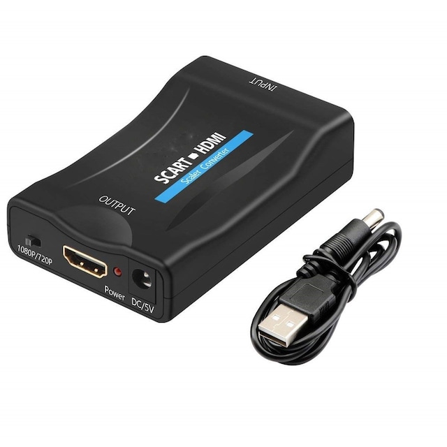 SCART til HDMI converter 1080p