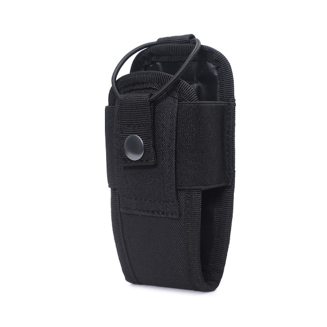 Tactical Radio Pouch 600D Nylon Sort