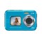 Undervandskamera vandtæt 48MP/4K/16x zoom/dobbeltskærm/autofokus Blå