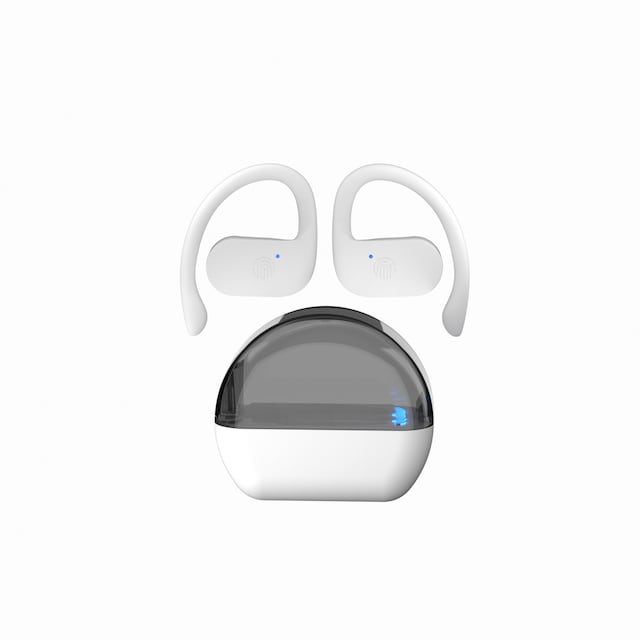 Trådløse øretelefoner Bluetooth 5.3 touch-betjening Hvid