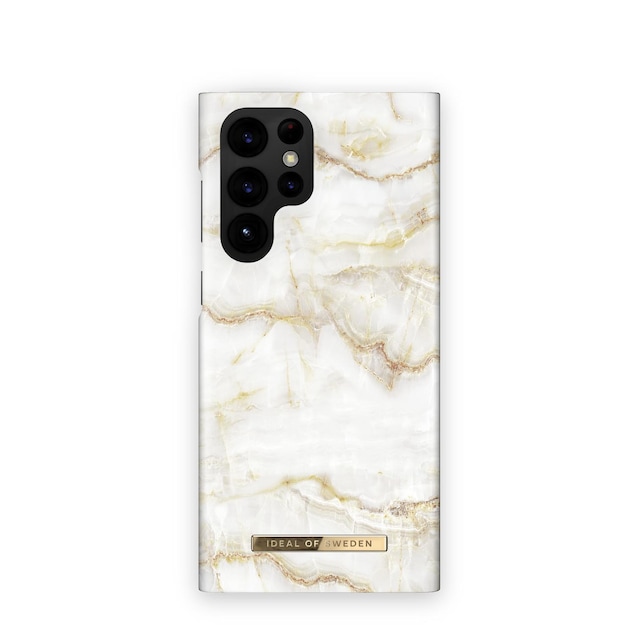 Printed Case Galaxy S22U Golden Pearl Marble