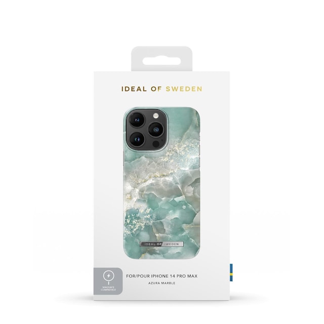 Printed Case MagSafe iPhone 14PM Azura Marble