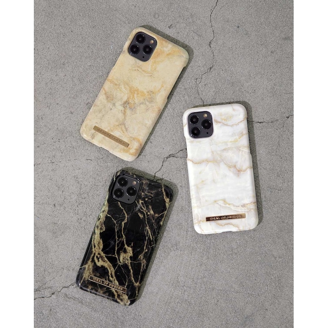 Printed Case Galaxy S20 Golden Smoke Marble