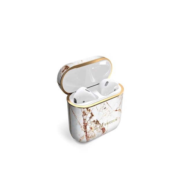 Printed AirPods Case Carrara Gold