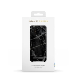 Printed Case Galaxy S20 Plus Black Thunder Marble
