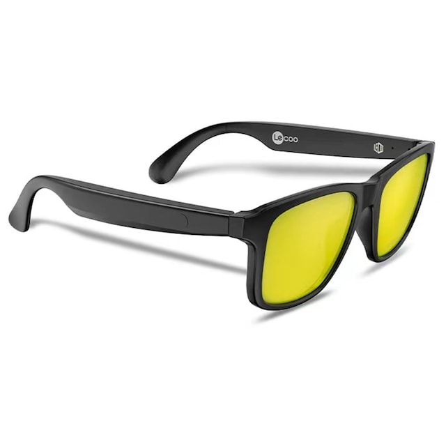 LENOVO C8-Lite Bluetooth Solbriller Headset Trådløse hovedtelefoner - Gul